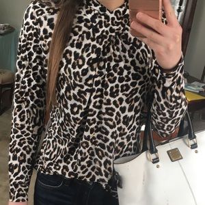 Animal print blouse